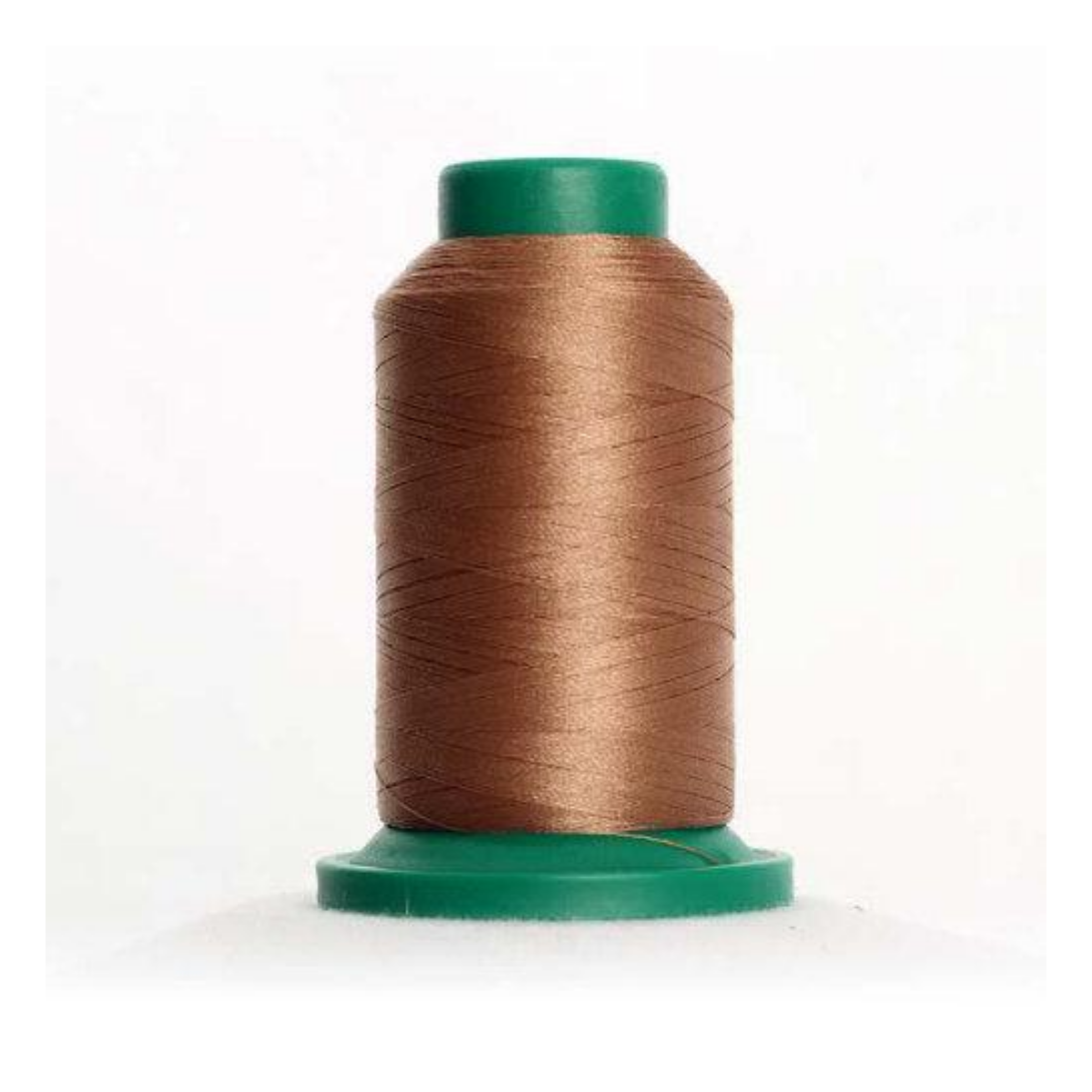 Isacord 2922-1252 Dark Tan 40wt polyester embroidery thread on a 1000m spool in a rich warm brown shade for machine embroidery
