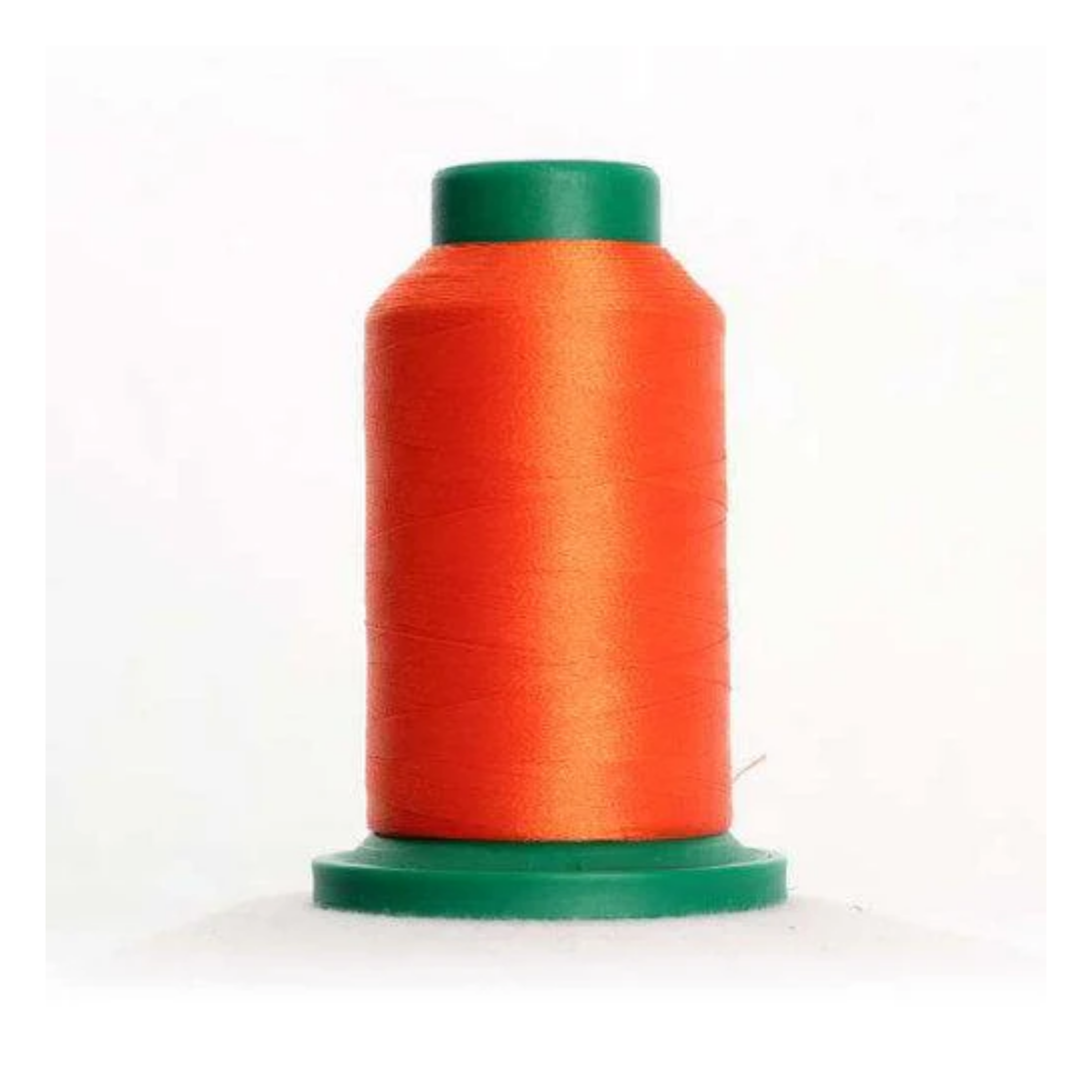 Isacord 2922-1300 Tangerine 40wt polyester embroidery thread on a 1000m spool in a bright citrus orange shade for machine embroidery