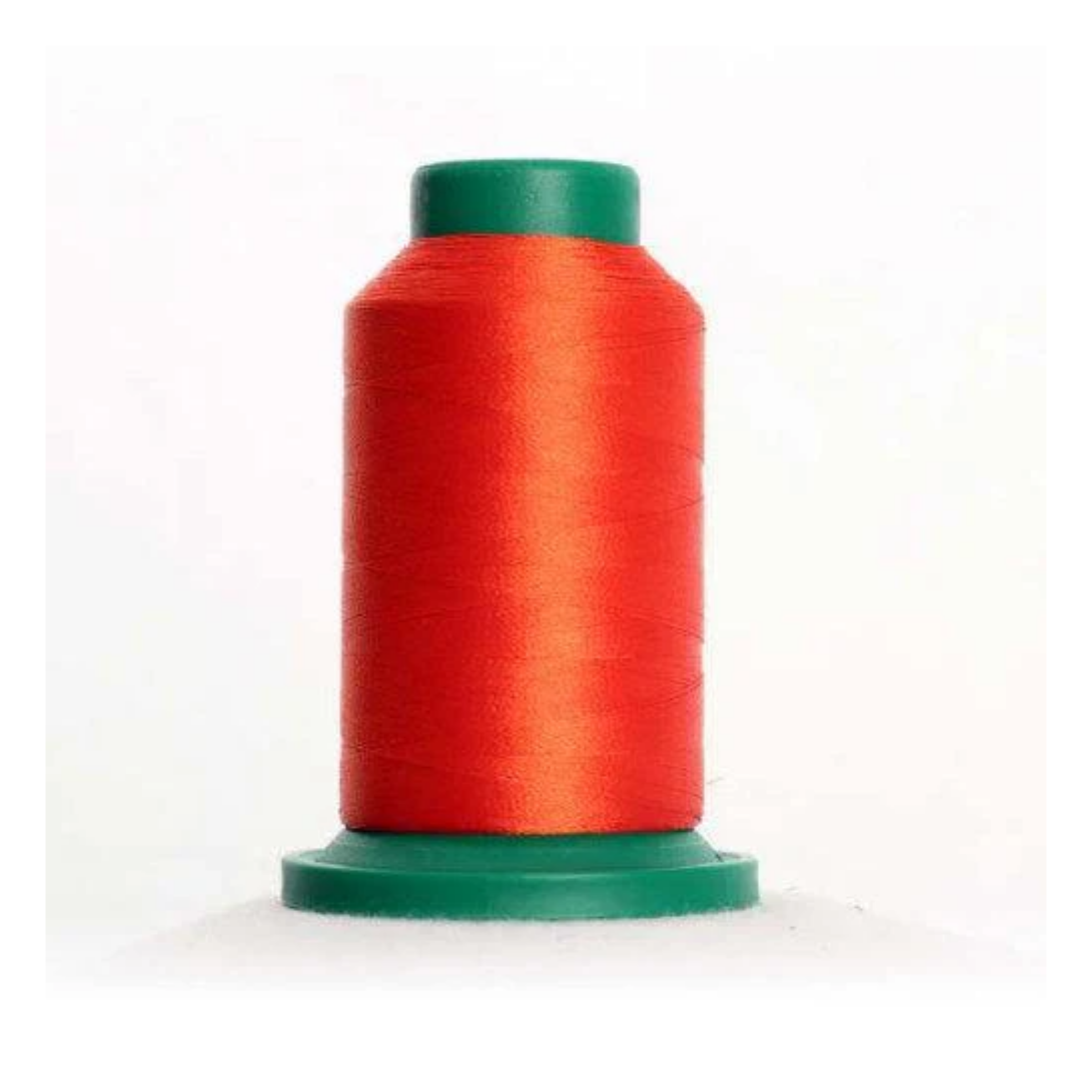 Isacord 2922-1301 Paprika 40wt polyester embroidery thread on a 1000m spool in a rich red-orange shade for machine embroidery