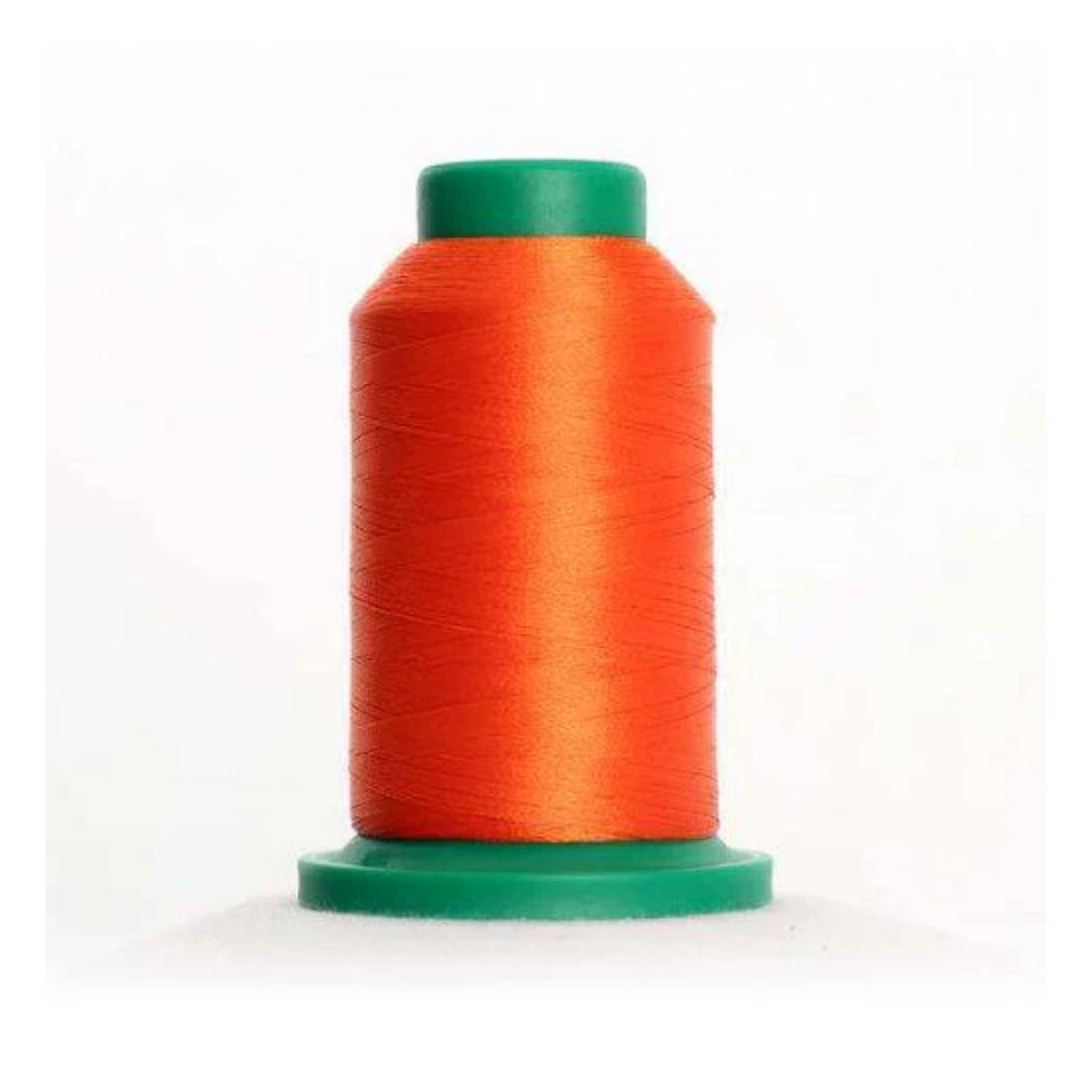 Isacord 2922-1310 Hunter Orange 40wt polyester embroidery thread on a 1000m spool in a bright safety orange shade for machine embroidery
