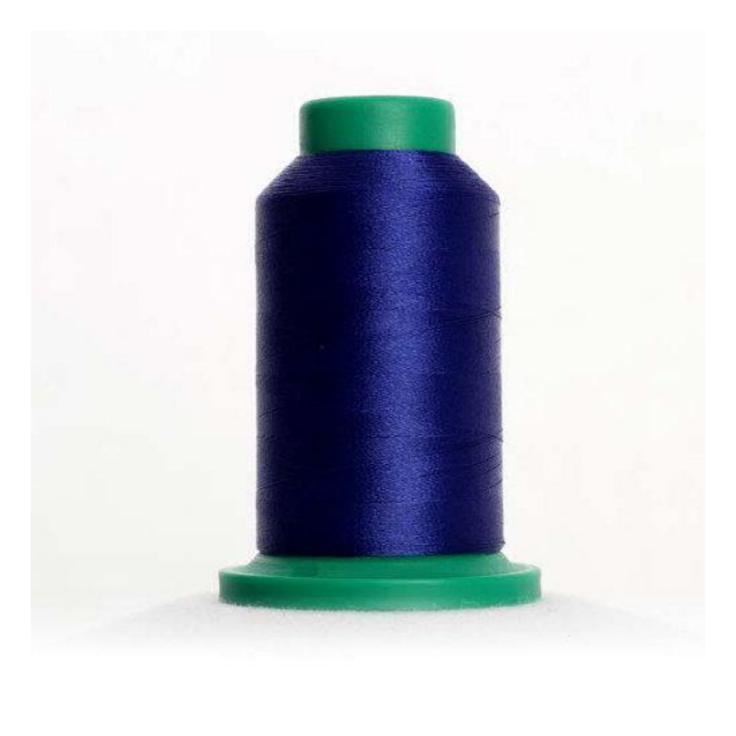 Isacord 2922-3333 Fire Blue 40wt polyester embroidery thread for machine embroidery, featuring a vibrant medium blue color with a lustrous finish.