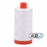 Aurifil Cotton 50wt/2ply Natural White 1300-5002