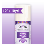 OESD Heavy Weight Tear Away 10 x 10yd embroidery stabilizer for dense stitch designs on woven fabrics like cotton and canvas