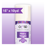 OESD Heavy Weight Tear Away 15 x 10 yard embroidery stabilizer for dense embroidery designs on woven fabrics
