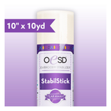 OESD StabilStick TearAway 10 x 10yd adhesive embroidery stabilizer used for hard-to-hoop projects in sewing and quilting studios