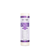 OESD Ultra Clean and Tear Plus 10x10yd embroidery stabilizer roll with water-soluble adhesive for hard-to-hoop machine embroidery projects