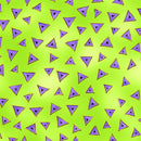 Laurel Burch Basic Triangle - Lime Metallic Y0841-18M