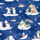Snowtime Toile Y4550-30 Dark Blue