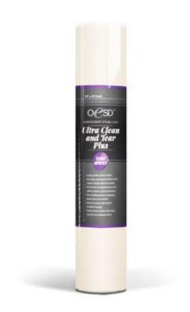 OESD Ultra Clean & Tear Away Plus 15in x 10yd White